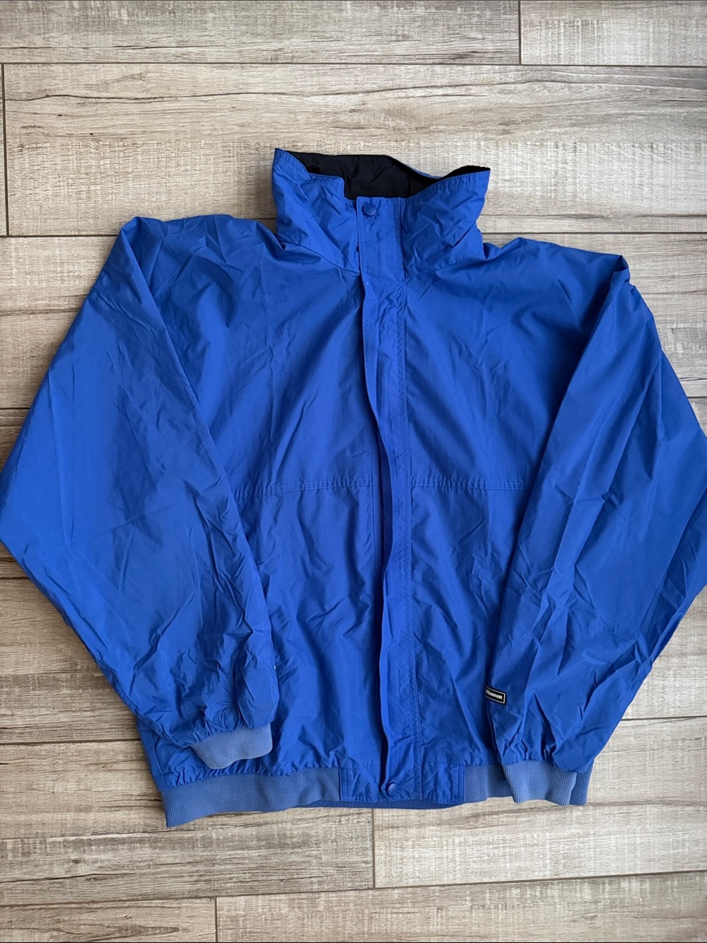 Vintage Helly Hansen Nylon Shell Jacket Blue XL Made in Korea Windbreaker